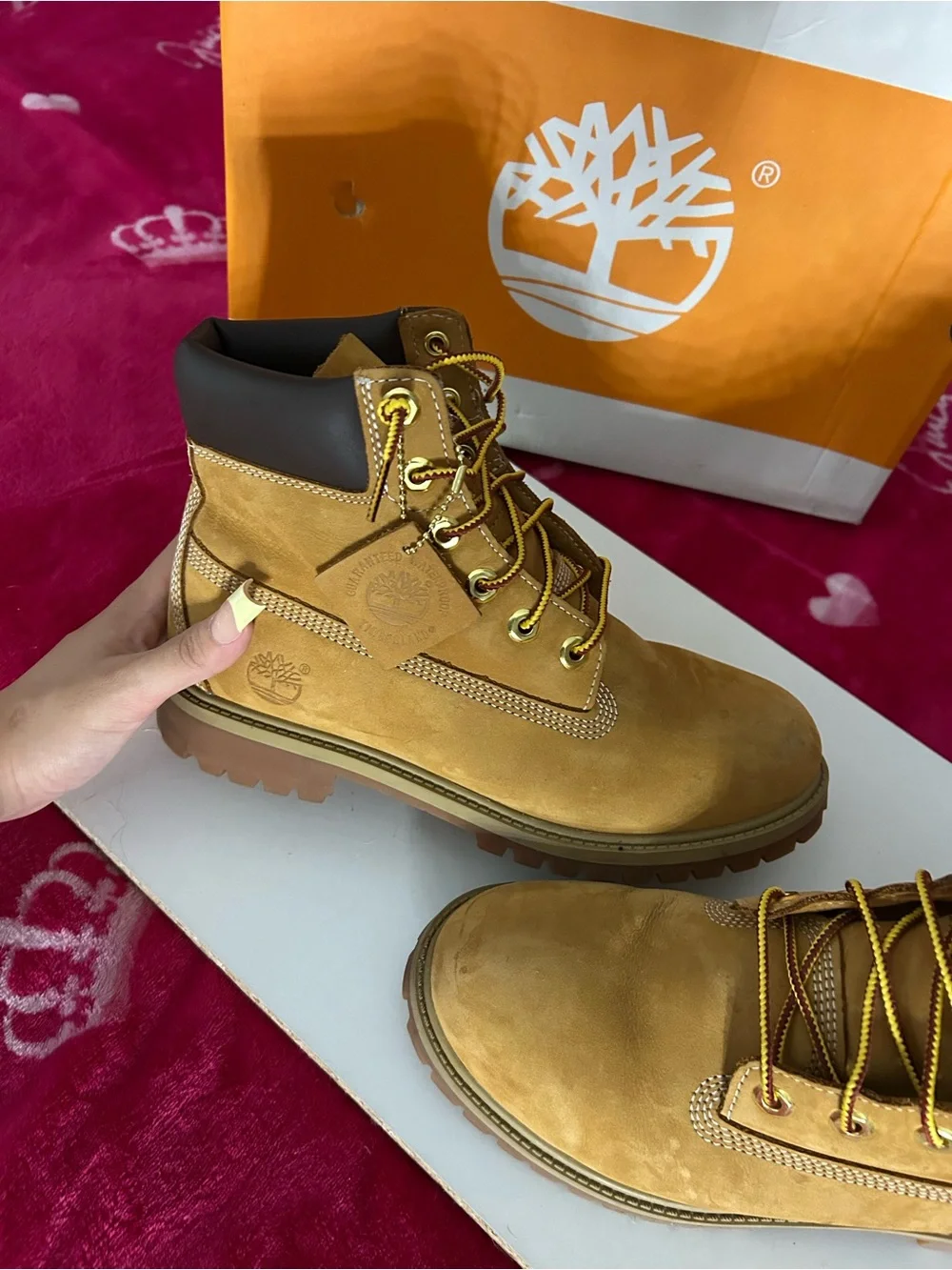 Timberland Wheat Tan Classic 6-Inch Waterproof Boots